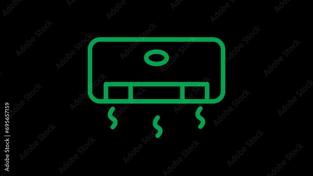 Conditioner Air Smart Outline Icon Conditioner Air Smart Outline Icon