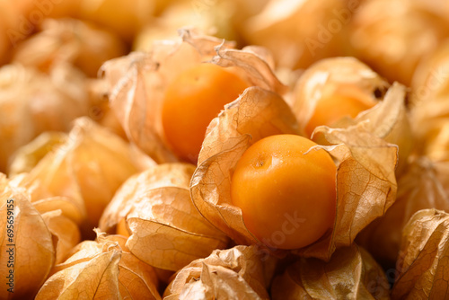 Cape gooseberry, Goldenberry or Physalis peruviana, Fruit background