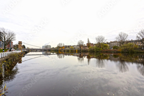 view of the river clyde in glasgow