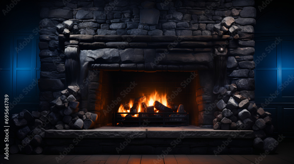 Log cabin - rustic stone fireplace - -resort - vacation - travel - holiday - trip travel - fire Log cabin - rustic stone fireplace - -resort - vacation - travel - holiday - trip travel - fire