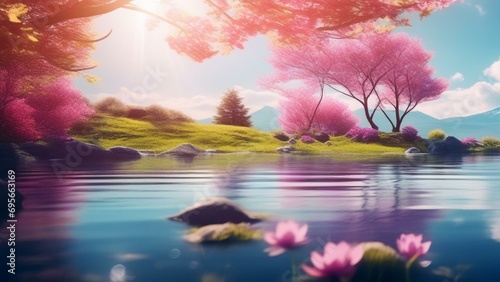 spring theme nature cinematic wallpaper vibrant photo