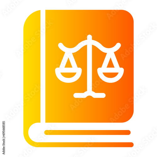 law book Gradient icon