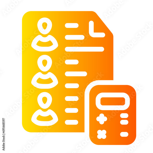 count Gradient icon