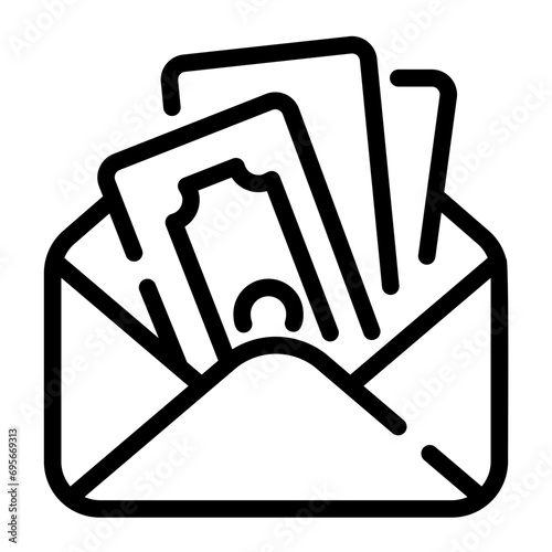 bribe Line Icon