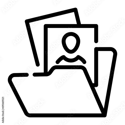 candidates Line Icon