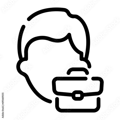 inspector Line Icon