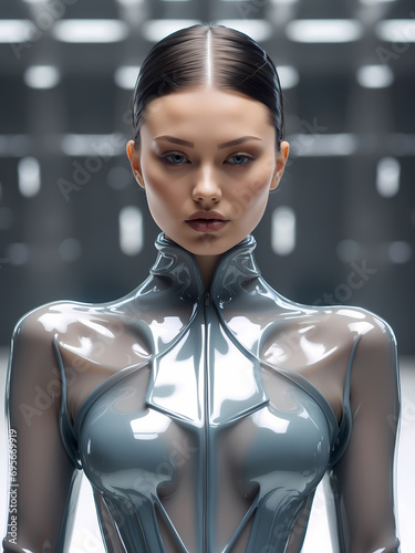 Fashion models on fashion runways