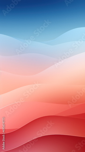 Abstract composition with many colorful random waves  vertical background