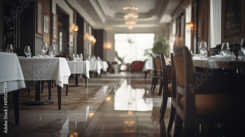 Sophisticated Elegance: Experience the Fusion of Hotel, Bar, and Dining Room, Creating an Elegant Atmosphere Perfect for a Stylish and Comfortable Culinary Experience.