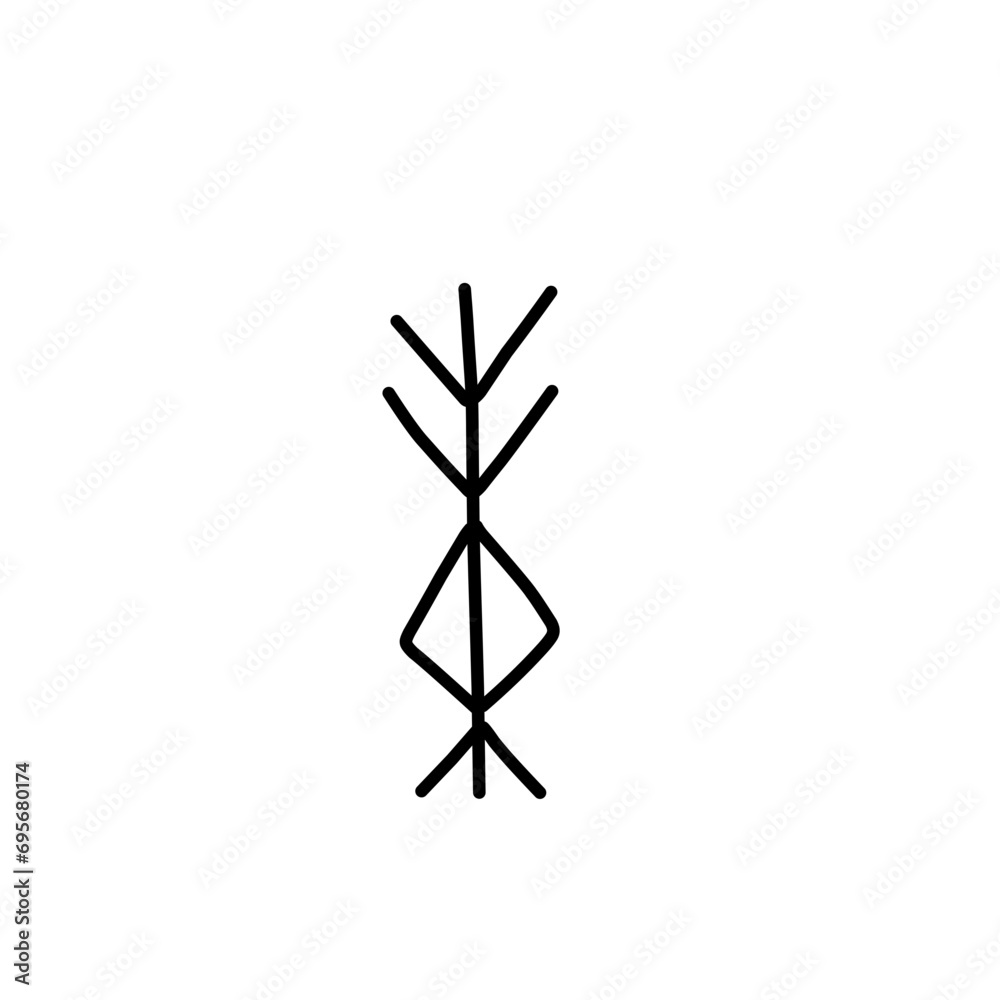 Doodle Nordic Celtic Runes Doodle Nordic Celtic Runes