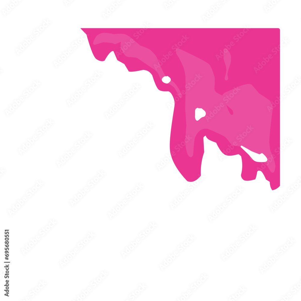 Pink Slime Corner Border Pink Slime Corner Border
