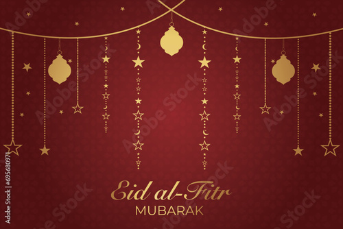 Ramadhan Eid Mubarak background greeting card