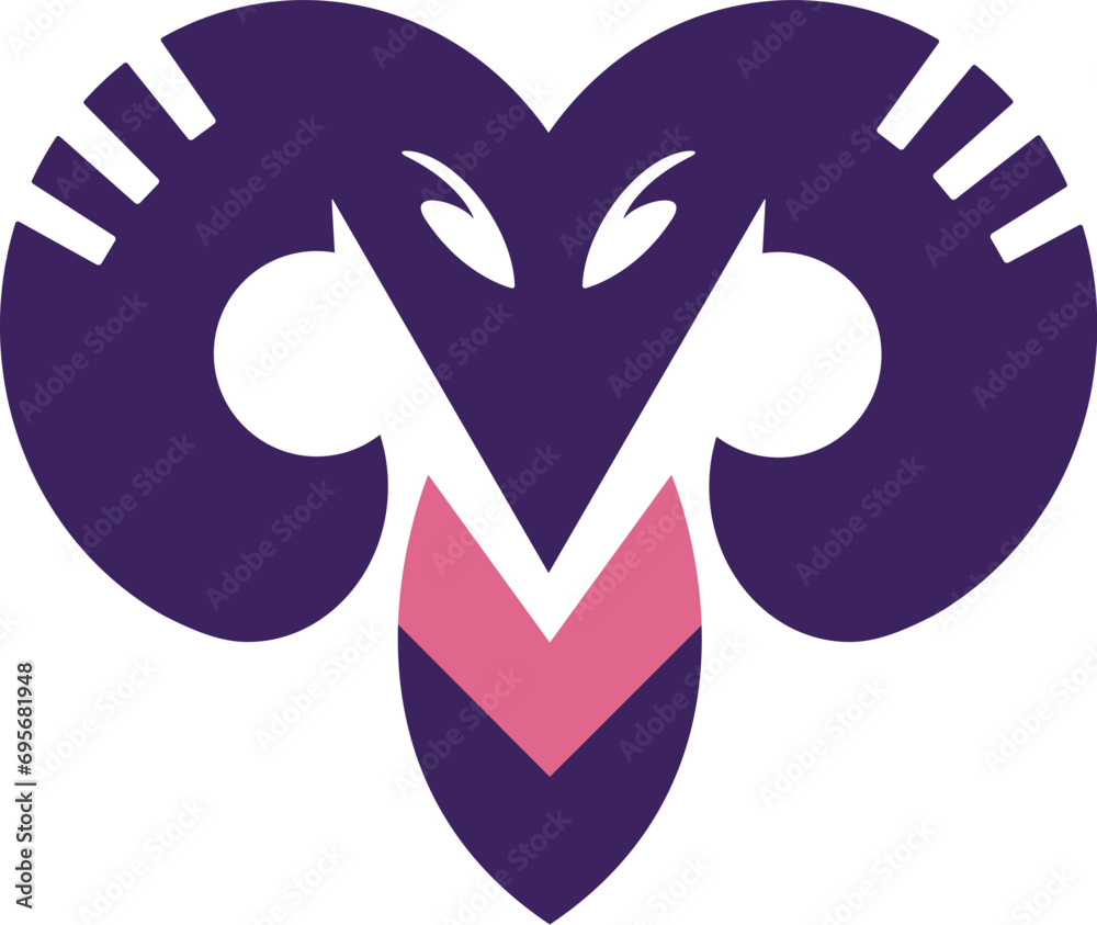 GoatHead vector logo design illustration for entrepreneurship or any suitable business GoatHead vector logo design illustration for entrepreneurship or any suitable business