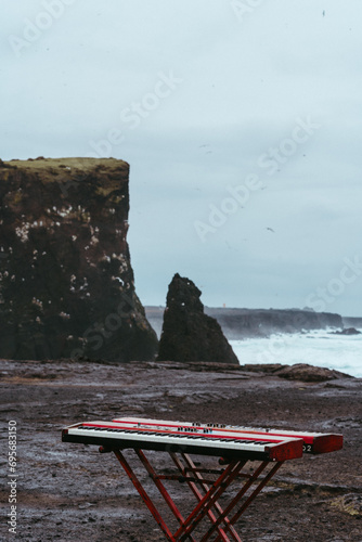 Valahnukamol at Reykjanes Lighthouse in southwest Iceland photo