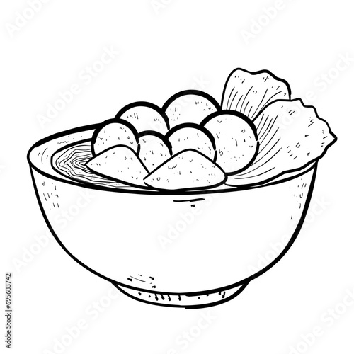 Indonesia Food Meatball