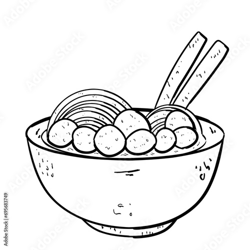 Indonesia Food Meatball