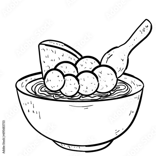 Indonesia Food Meatball