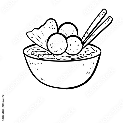 Indonesia Food Meatball