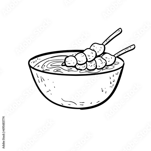 Indonesia Food Meatball