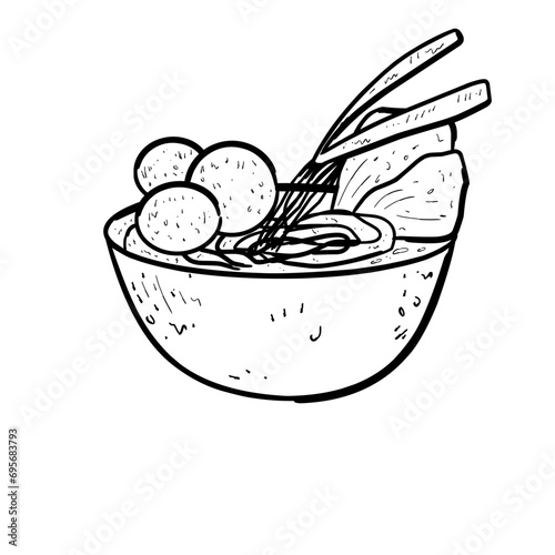 Indonesia Food Meatball
