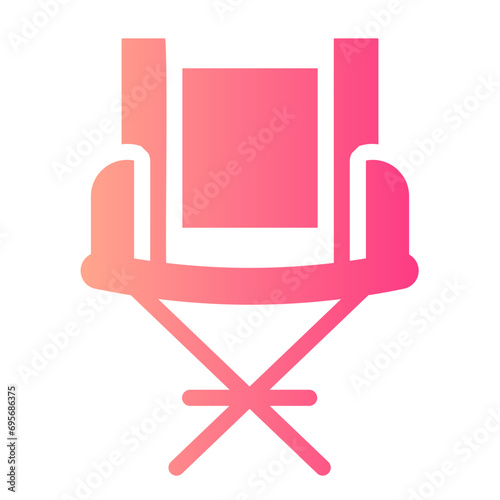 director chair Gradient icon