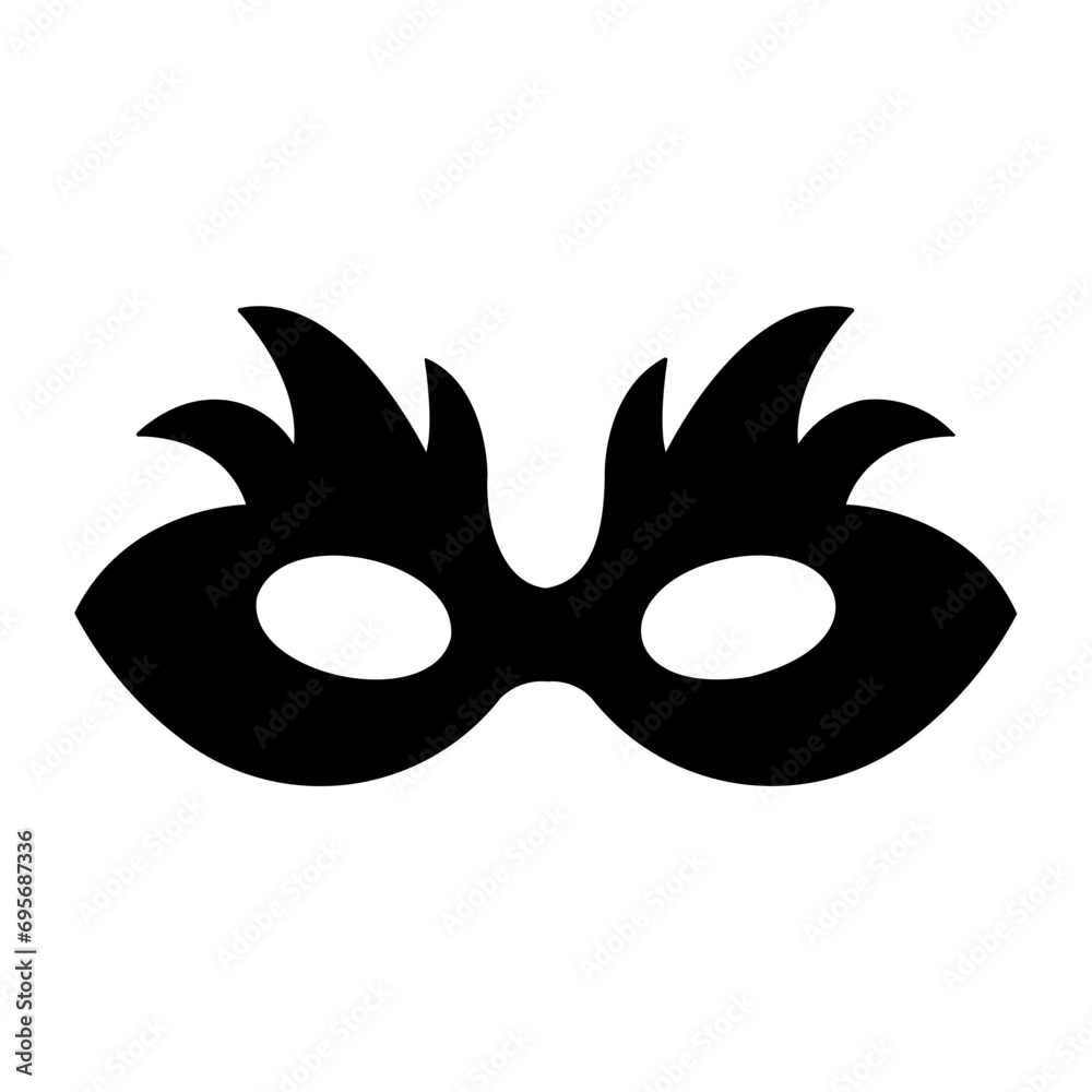 party mask Solid icon