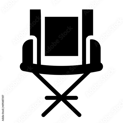 director chair Solid icon