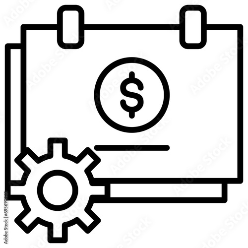 Savings Plan Outline Icon