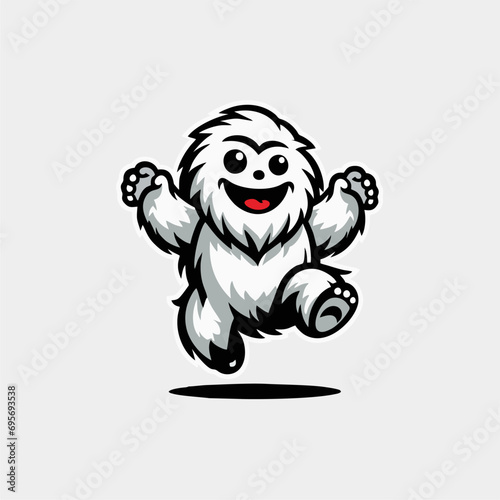 
Cute yeti minimalist logo design inspiration
