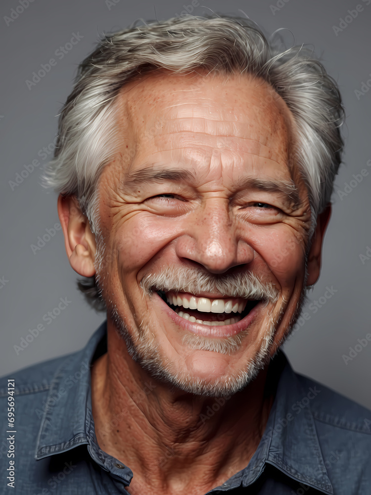 portrait of a senior person portrait of a senior person