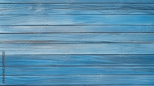 Texture of blue wooden surface as background, 