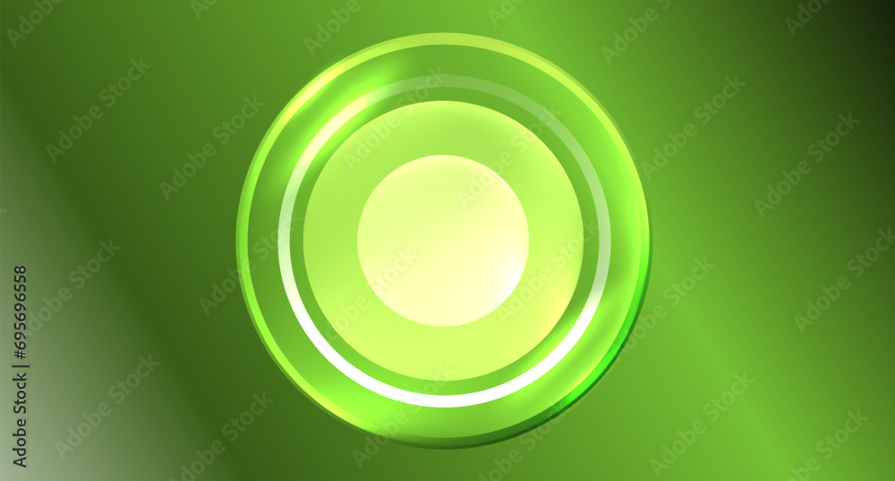 Neon glass circle copyspace for your text or product presentation geometric background. Vector illustration For Wallpaper, Banner, Background, Card, Book Illustration, landing page Neon glass circle copyspace for your text or product presentation geometric background. Vector illustration For Wallpaper, Banner, Background, Card, Book Illustration, landing page