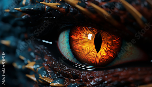 close up of a dragon eyes © Binary Studio