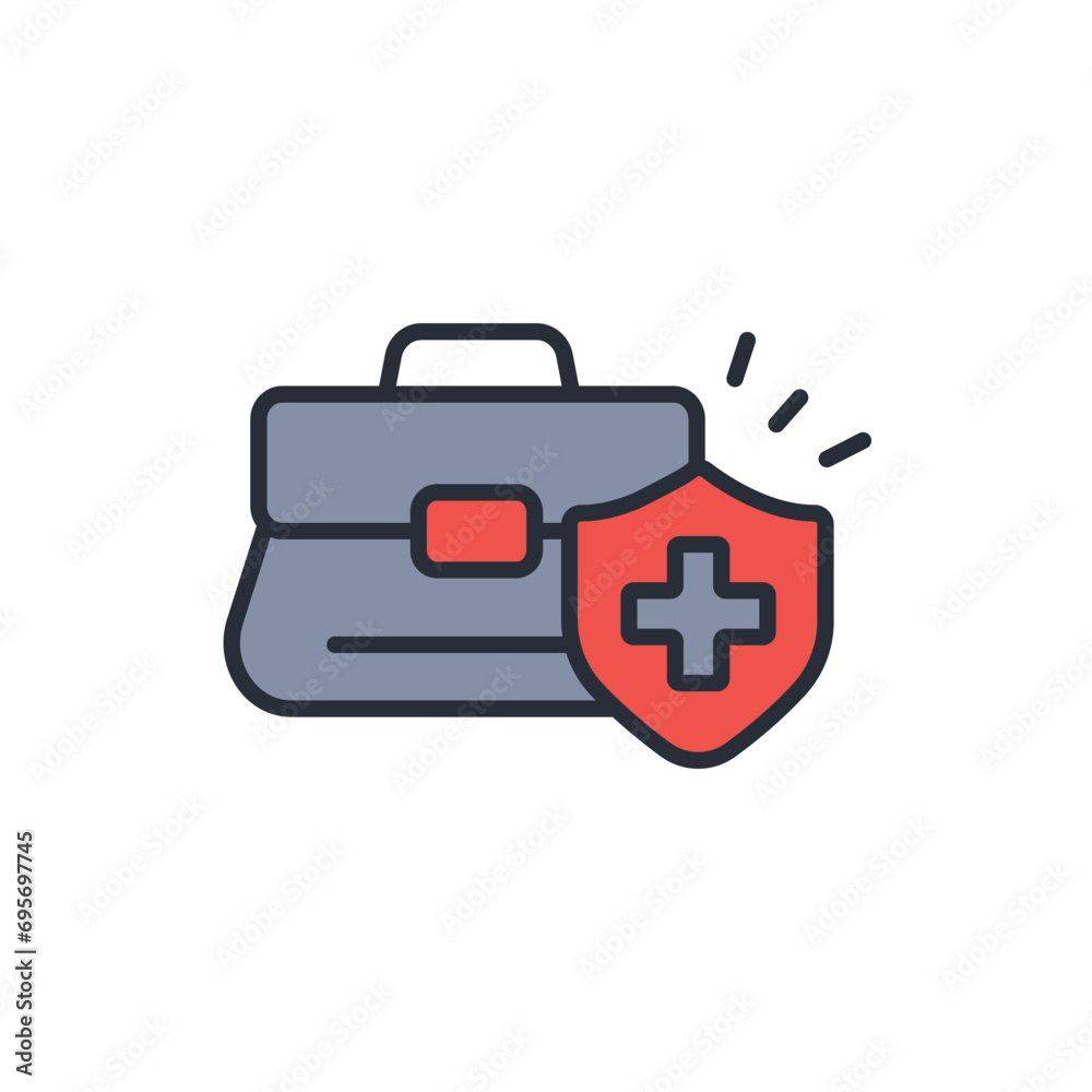 first aid icon. vector.Editable stroke.linear style sign for use web design,logo.Symbol illustration. first aid icon. vector.Editable stroke.linear style sign for use web design,logo.Symbol illustration.