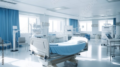 Clean Hospital Bed,Modern Hospital Bed © CStock