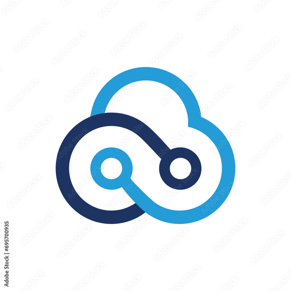 cloud tech logo design cloud tech logo design