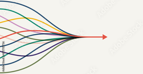 Abstract arrow direction. Technology background