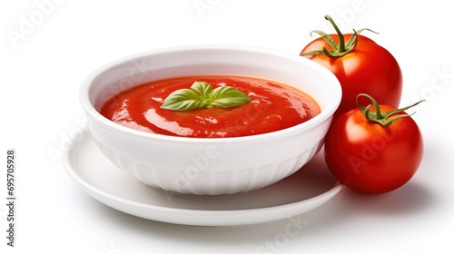 Tomato sauce ,Sauce, tomatoes on a bowl, details in the kitchen