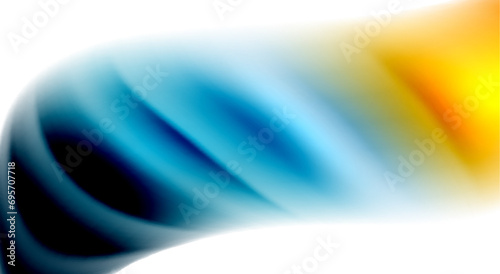 Color mixing liquid rainbow shape background