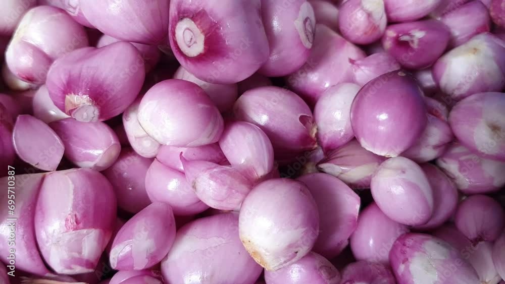 Fresh red shallots, ready to cooked, asian food herbs ingredient Fresh red shallots, ready to cooked, asian food herbs ingredient