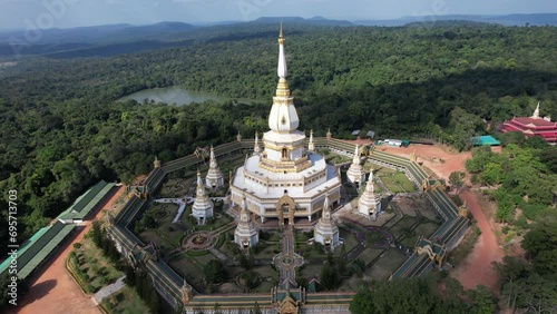 Phra Maha Chedi Chai Mongkhon in Roi Et, Thailand photo