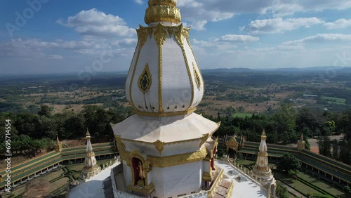 Phra Maha Chedi Chai Mongkhon in Roi Et, Thailand photo
