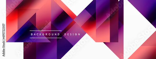 Glossy circle  square  triangle shapes minimalist geometric backdrop. Sleek  contemporary design with a touch of sophistication for digital designs  presentations  website banners  social media posts