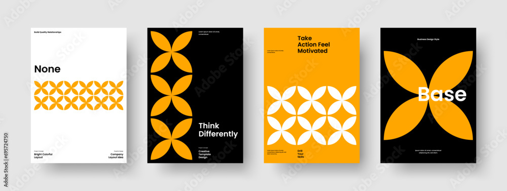 Naklejka premium Modern Banner Template. Isolated Report Design. Geometric Poster Layout. Background. Book Cover. Business Presentation. Flyer. Brochure. Advertising. Brand Identity. Notebook. Pamphlet. Catalog