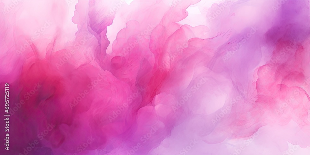 Fototapeta premium Magenta Pink watercolor abstract background