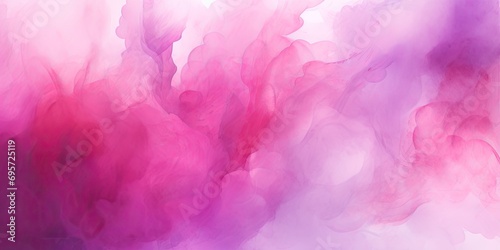 Magenta Pink watercolor abstract background © Diana Galieva