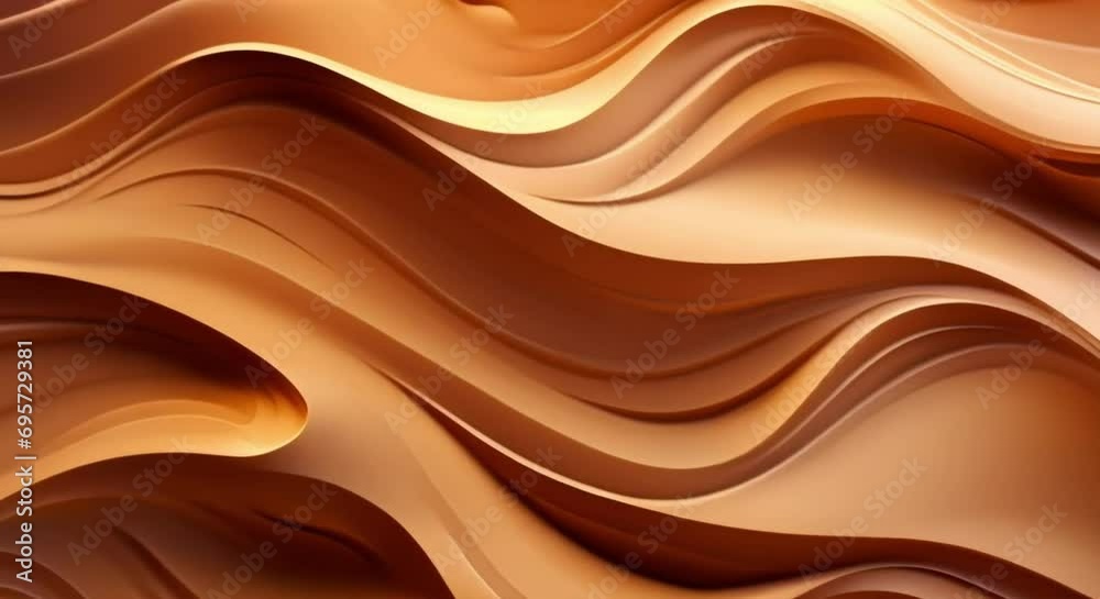 abstract background with waves. Generative AI video abstract background with waves. Generative AI video