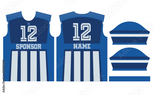 Vector american football jersey disegn  photo