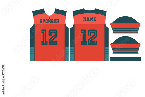 Vector american football jersey disegn  photo