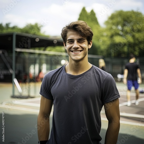 portrait of a pickleball player © MaverickMedia